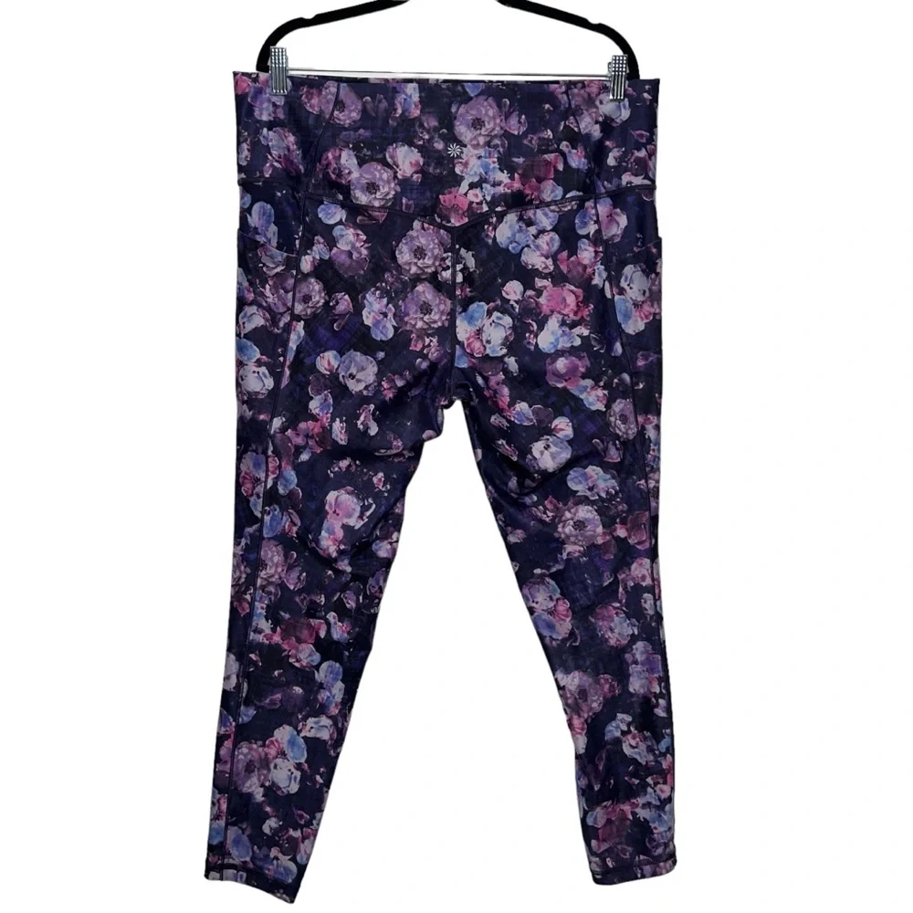 Athleta Salutation Stash Pocket II Printed Tight Size 2X - Picture 4 of 16